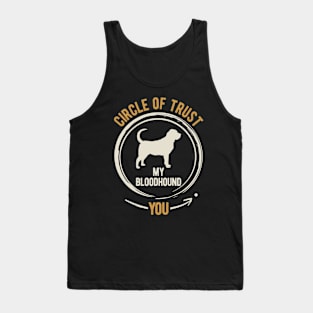 Funny Bloodhound Dog Tank Top